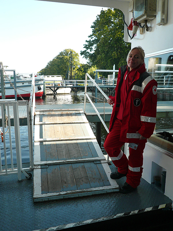 Sanitätsabsicherung einer Dampferfahrt